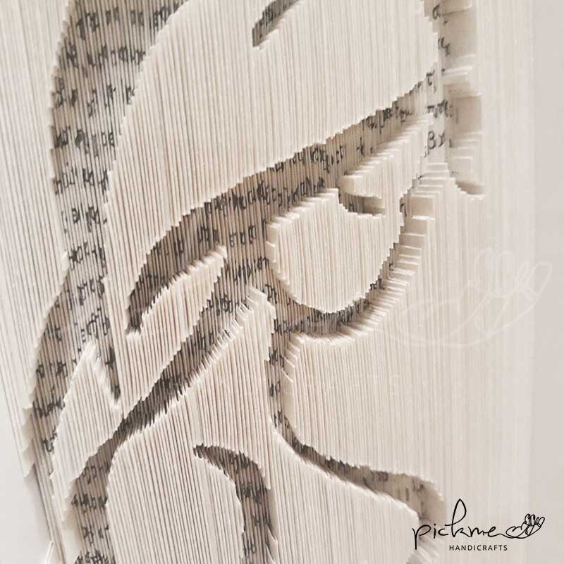 bookfolding βιβλιογλυπτική για γυναικολόγο κοντά