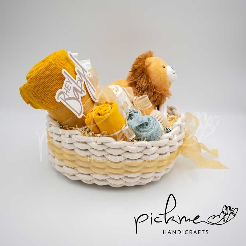 gift basket λιοντάρι από αριστερά