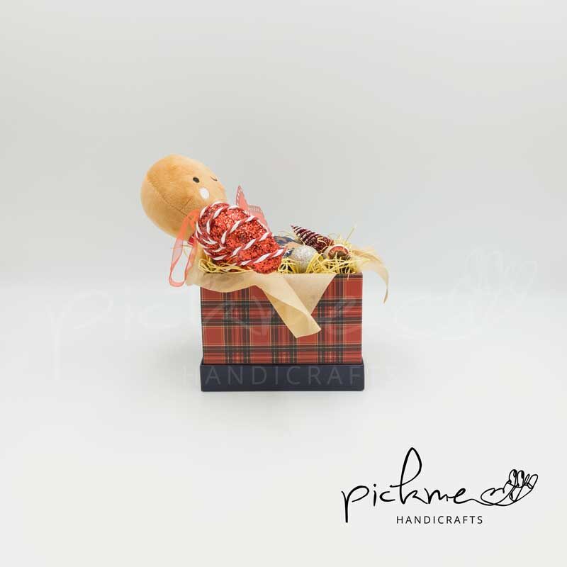 Gift box Χριστουγεννιάτικο blue cookie baby 05