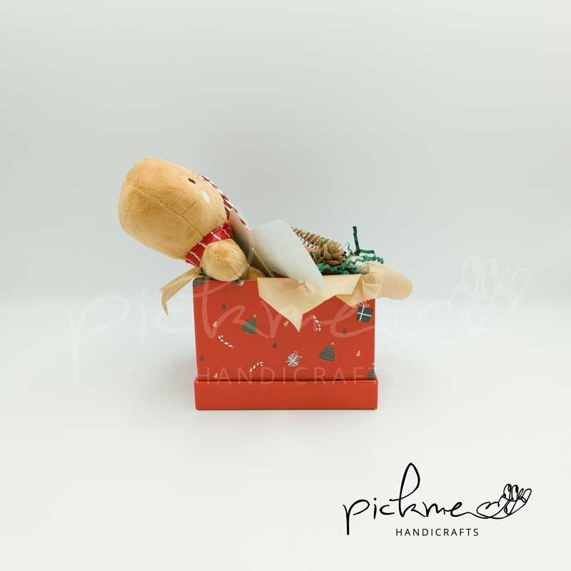 gift box χριστουγεννιάτικο red cookie baby 02