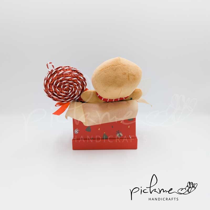 gift box χριστουγεννιάτικο red cookie baby 03