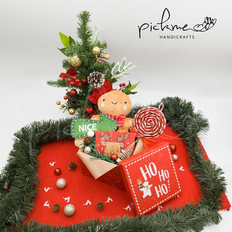 gift box χριστουγεννιάτικο red cookie baby 05