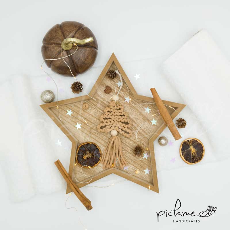 χριστουγεννιάτικο γούρι δέντρο boho 01