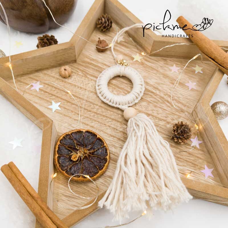 χριστουγεννιάτικο γούρι κρίκος boho 01