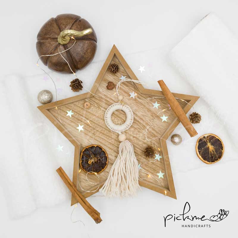 χριστουγεννιάτικο γούρι κρίκος boho 02