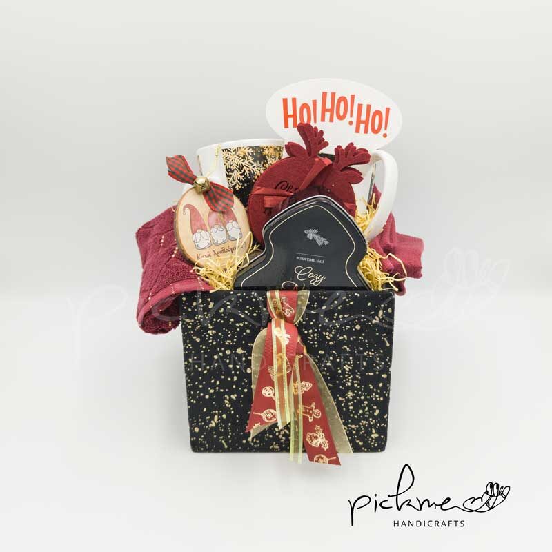 χριστουγεννιάτικο gift box μαύρο 01
